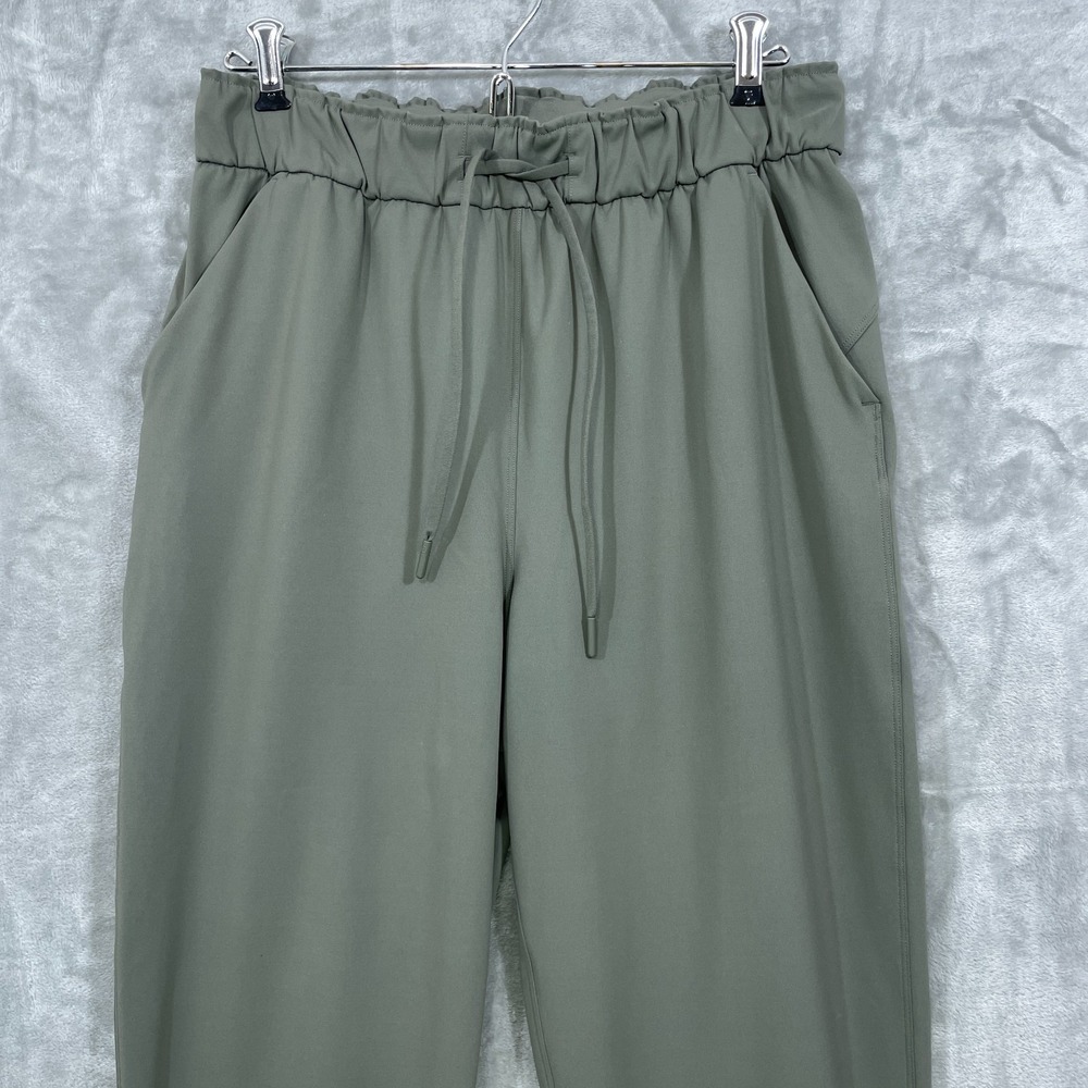 Lululemon Women's Keep Moving Pants Size 8 Olive Green High-Rise Stretch LW5DCFS - Picture 3 of 10